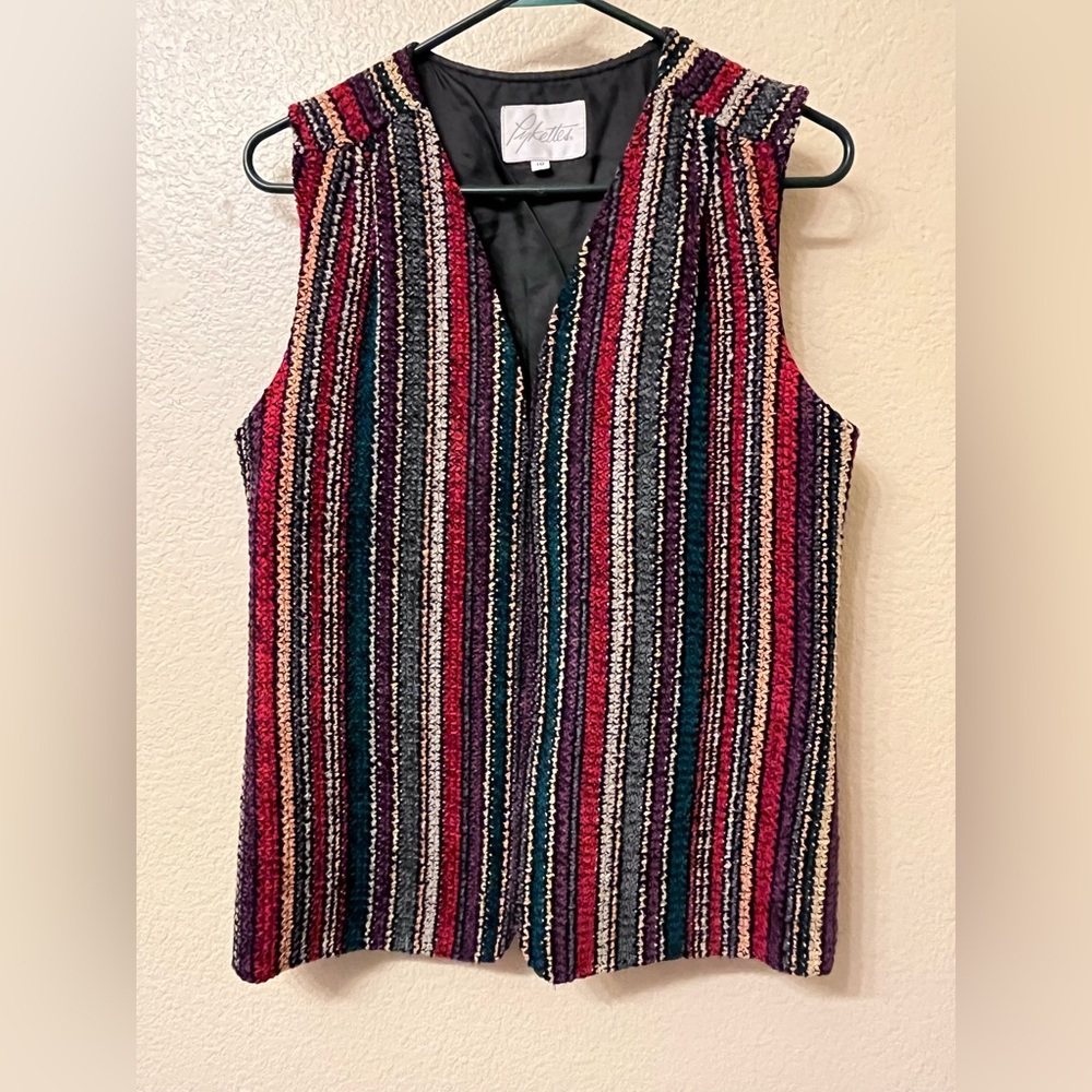 Vintage 70s Striped Hippie Vest
